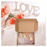 PHAREGE 7x5x2 inch Shipping Boxes 6 Pack Brown, Tab Lock Tuck Top Mailer Boxes for Packaging Small Business, Small Cardboard Gift Boxes for Wrapping Mailing Present - Retail: $8