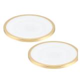 PATIKIL 5.5 Inch Inner Dia. Lampshade Diffuser, 2 Pieces Dustproof Dust Protection Cover Acrylic Board for Barrel Lamp Shade - Retail: $14