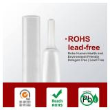 Chanzon 2:1 Ratio 2-38\ (60mm) Heat Shrink Tubing 3.3Ft Roll (1M Total Length) ClearTransparent Polyolefin Sleeving Wrap Shrinking 2 to 1 1pcs - Retail: $13in