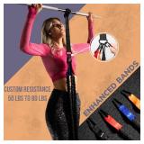 Pull Up Assist Band with 4 Different Resistance Bands - 50,60,70,80 Total 260lbs, Heavy Duty Pull Up Resistance Bands with Adjustable Height and Foot Rest - Pull Up Assistance Band Endeavor - Retail: 