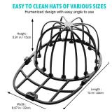 Eiito Hat Washer for Washing Machine, 1 Pack Hat Cleaner for Baseball Caps with Frame Cage Fit for AdultKid