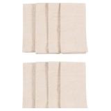KAF Home Overbrook Chambray Dinner Napkins - Set of 8 (Beige) - Retail: $20