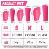 Syhood Soccer Shin Guards for Kids Youth Teens Adults Shin Pads and Sock Sleeves for 3-15 Years Old Children Boys Girls Protection Gear EVA Cushion Protection for Soccer Football Game(M,Pink) - Retail
