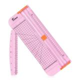Firbon A4 Paper Cutter 12 Inch Titanium Straight Paper Trimmer with Side Ruler for Scrapbooking Craft, Paper, Coupon, Label, Cardstock(Pink) - Retail: $12