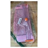 Firbon A4 Paper Cutter 12 Inch Titanium Straight Paper Trimmer with Side Ruler for Scrapbooking Craft, Paper, Coupon, Label, Cardstock(Pink) - Retail: $12