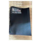 Bright Notes Black Spiral Notebook - Retail: $8
