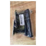 2 Pack Adhesive Metal Curtain Hooks and Tiebacks - No Drill L Shaped Holdbacks, Wall Holders for Drapes - Black Decorative Decor for Home Office - Retail: $10