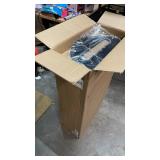 Safco Half Round Receptacle in Black - Retail: $87