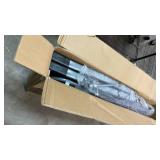 26-inch Gray Zero Gravity Chair with Removable Cushion - Retail: $45