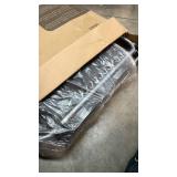 26-inch Gray Zero Gravity Chair with Removable Cushion - Retail: $45