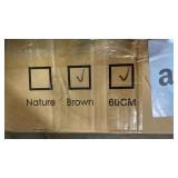 Bamworld Shoe Bench 5-Tier Brown 60CM *has a couple cracks down the middle of one shelf, still works* - Retail: $89