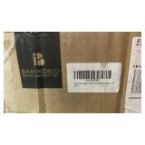 Bamworld Shoe Bench 5-Tier Brown 60CM *has a couple cracks down the middle of one shelf, still works* - Retail: $89