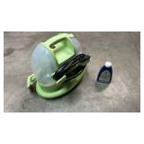 Bissell Little Green Mini Portable Carpet Cleaner *powers on, power cord holder has crack but still clicks in place, used* - Retail: $89