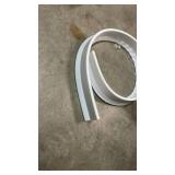 White PVC Flexible Cove Base Molding - Retail: $12