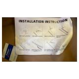 White PVC Flexible Cove Base Molding - Retail: $12