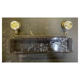 Black Corrugated Storage Rack with Suction Cups - Retail: $15