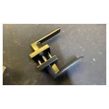 Tanmet Modern Matte Black Door Handle Set (2pk) - Retail: $25