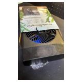 JINLICTE Portable Misting Fan, 8000mAh 8-Inch Rechargeable Water Cooling Mist Fan with 600mL Water Tank, Quiet USB Battery Powered, Perfect Cooling for Camping Home Outside Office - Retail: $31