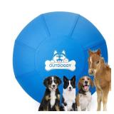 Herding Ball for Dogs 22 Inch - Dual-Layer Heavy Duty Herding Ball for Australian Shepherds, Border Collies and Cattle Dogs | Outdoor Herding Toy for MediumLarge Dogs - Backyard Training and Play-Blue
