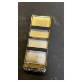 Decorative Silver Tone Cigarette Case - Spring Loaded - Retail: $45