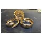 Gold-Plated Bracelet Bands Set of 3 - Retail: $25