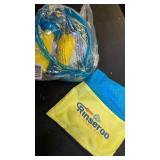 New Rinseroo JUMBO: (Fits Shower Heads 4-7  Wide) 6 Foot Slip-on  Handheld Showerhead Attachment Hose for Shower. No Install  Detachable Shower Head Sprayer. Not for tubs - Retail: $29