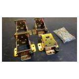 Metal Folding Bracket Set with Hardware 4PCS - Retail: $15