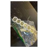 Eucalyptus Leaf Shower Curtain with Hooks - Retail: $25