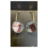 Classic Chrome Motorcycle Mirrors - H079H CP - Retail: $45