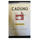 Cadono Modern Placemat Set 4PCS - Retail: $12