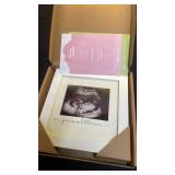 KeaBabies Baby Sonogram Picture Frame - Modern Ultrasound Picture Frames for Mom to Be, First Pregnancy Gifts for Expecting Mom and First Time Dad, Baby Gender Reveal Gifts (Alpine White) - Retail: $1