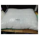 MIULEE 24x24 Down Alternative Pillow Insert Euro Decorative Throw Pillow 24 x 24 Inch Body Bed Sleeping Ultra Soft Fluffy Form for Sofa Couch Bed - Retail: $29