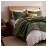 LEAONME Velvet Quilt King Size 98