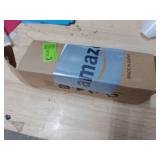 Kevin Textile Soft Plush 14x36 Inch Long Lumbar Pillow Cover 1 Pack, Luxury Fluffy Faux Fur Striped Flannel Rectangle Body Cushion Case for Couch Sofa Chair Bed Home Decor, Beige - Retail: $19