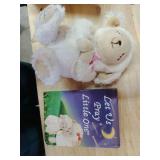 MyMateZoe Baptism Gifts for Girl, Great Christening, Dedication and Baptism Gift Set for Girl and Newborn Baby, Includes 7\ Praying Lamb Plush Toy and Let Us Pray Baby Book in Keepsake Gift Box - Reta