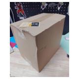 Citylife 4 Packs 6 QT Storage Bins with Lids Clear Plastic Bins with Grey Handle Stackable Storage Containers for Organizing - Retail: $29