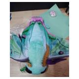 Frankiezhou Home Luna Moth Plush Toy, Large Luna Moth Stuffed Animals 16in, Realistic Soft Big Moth Plushie Model Toy, Unique Plush Gift Collection for Kids, Medium, Green - Retail: $29