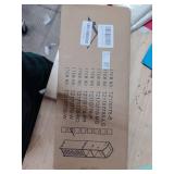 AOJEZOR Toilet Paper Holder Stand: Bathroom Storage Cabinet Beside Toilet for Small Space Bathroom with Toilet Roll Holder - White - Retail: $30