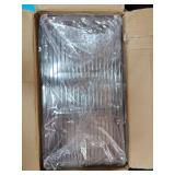 Hudgan Large Taco Bar Serving Set for Party with 3 Containers(50 Oz), Mimosa Bar Accessories with Separate Lids, Chilled Condiment Caddy Organizer for Salad, Fruit, Party Garnish - Retail: $25