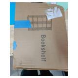 MOYIPIN Bookshelves, Assembled Storage Rack, Bedroom Living Room Vertical Cabinet Bookshelf, Double Row 10-Grid Multi-Functional Storage Equipment (Grey) - Retail: $21