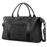 Travel Duffle Bag, Waterproof Weekender Bag Carry On Tote Bags for Women, Travel Essentials Sport Gym Bag for Men, Hospital Bag for Labor and Delivery, Overnight Bag Luggage Bag with Trolley Sleeve - 