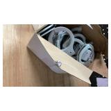 Junkin 24 Sets Halloween Plastic Handcuffs Toy Set with Safety Release Keys Handcuffs Fun Party Favor Gift, Stage Costume Prop Toy Halloween Hands Play Police Accessories - Retail: $19