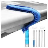 Rvingpro RV Awning Cleaner, Bendable Mop-Head, Hyper-Absorbent Pad, Extendable Pole, Non-Slip Handle, with 2 Magic Erasers for RVs, Campers, Trailers, Trucks - Retail: $20