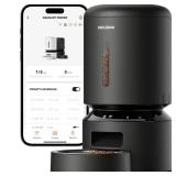 PETLIBRO Automatic Cat Feeder, 5G WiFi Automatic Dog Food Dispenser with Freshness Preservation, 5L Timed Pet Feeder with Low Food Sensor, Up to 10 Meals Per Day, Granary Black - Retail: $90