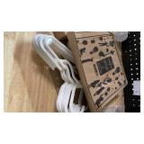 HOUSE DAY Premium Baby Hangers 20 Pack, 11 Inch Kids Plastic Hanger White, Slim Childrens Hangers for Infant, Toddler, Child Clothes, Non-Slip Sturdy and Durable Baby Clothes Hanger for Closet - Retai