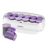 Conair Hot Rollers for Long, Medium and Short Hair, 12 Ceramic Flocked 1½-Inch and 1¾-Inch Heated Hair Rollers with Clips, Hot Curlers for Women, Volume and Curls, Amazon Exclusive - Retail: $42