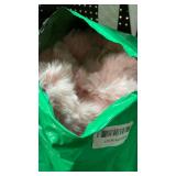 Smoofy Faux Fur Throw Blanket for Couch  Blush Pink Fluffy Cozy Rabbit Fleece, Plush Soft Bubble Blanket for Sofa and Bed, for Mom, Warm Fuzzy Home Room Decor Throw 50\ x 60\in - Retail: $25in