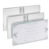 Stockroom Plus Clear Acrylic Business License Frame - Durable and Cosmetology License Holder - Adhesive Wall Mount and Permit Display Case - 3 Pack - 8.55 x 3.84 x 0.2 in - Retail: $16