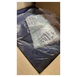 Beatrice Home Fashions Medallion Chenille Bedspread, Queen, Navy - Retail: $70