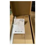 WKWKER Universal TV Stand for 13-32inch LED LCD TV Table Top TV Stand with 45 Degree Height Adjustable Swivel TV Stand Mount with Tempered Glass Base Max VESA 100x100mm, Black, WK101 - Retail: $20